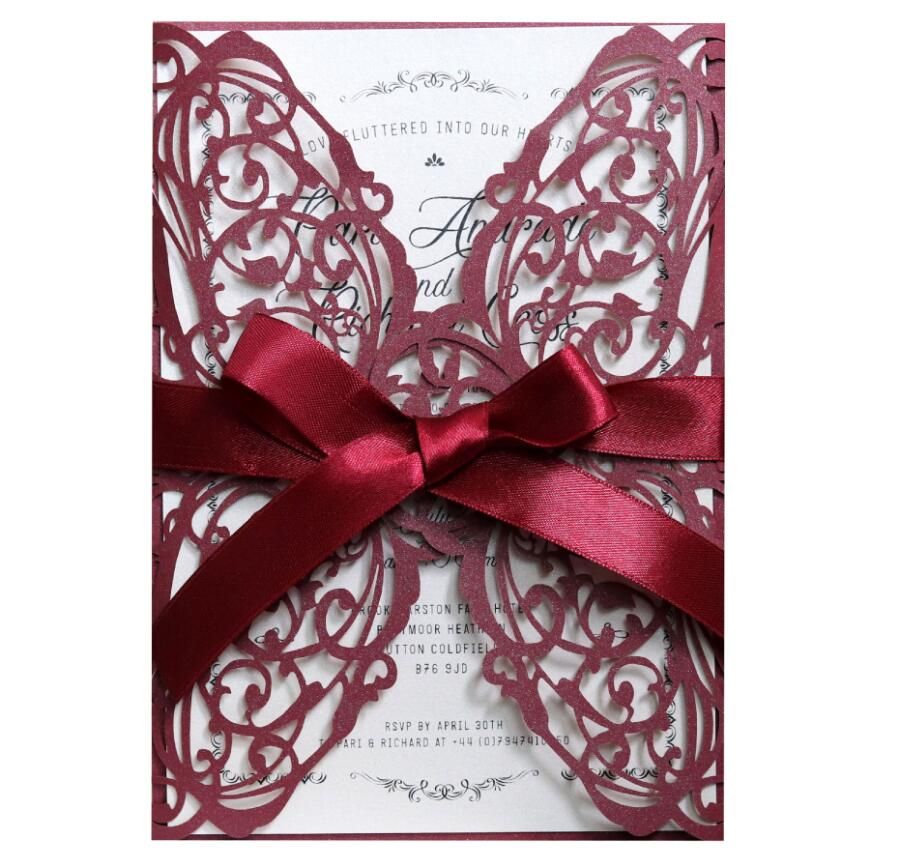 red Invitation Card