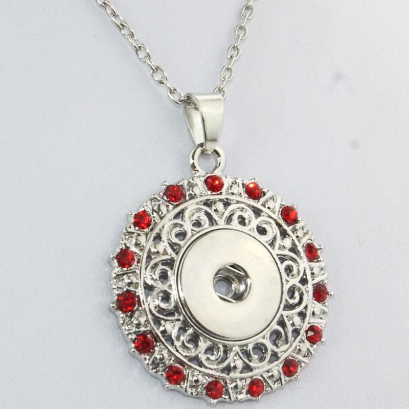 Catene Boom Life Collana Catena Libera Cristallo di Boemia 18mm Bottone a Pressione Ciondolo Orologi Donna Accessori 031106_voghion.com