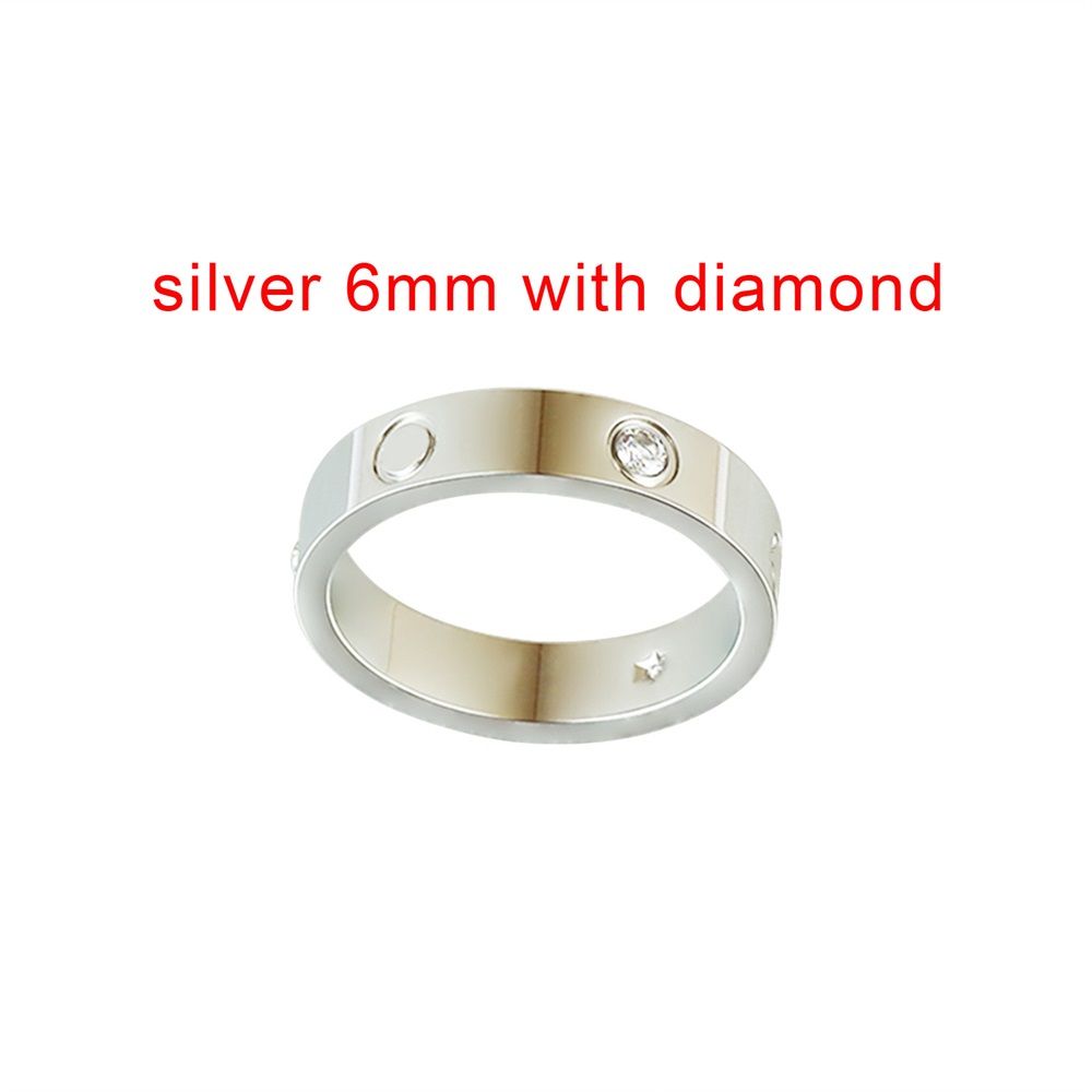 6mm srebro z diamentem