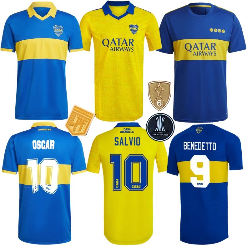 S & M MAGLIA BOCA JUNIORS HOME 2021/22 S M L XL XXL 