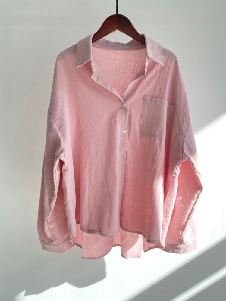 różowa bluzka