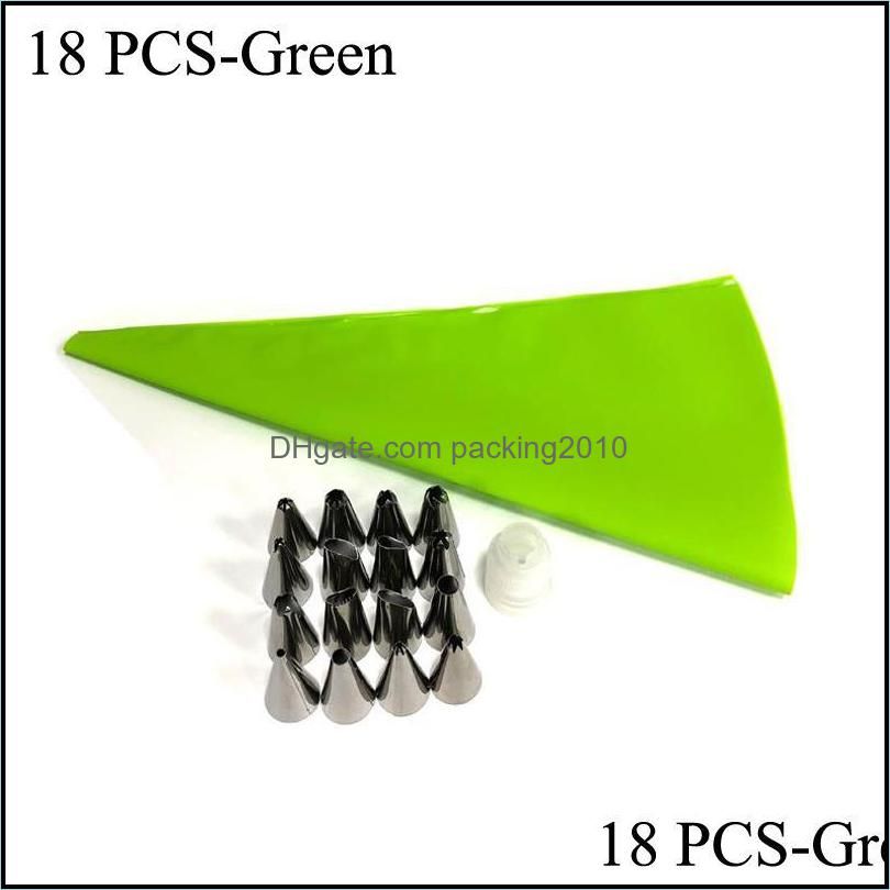 18 Pcs-Green