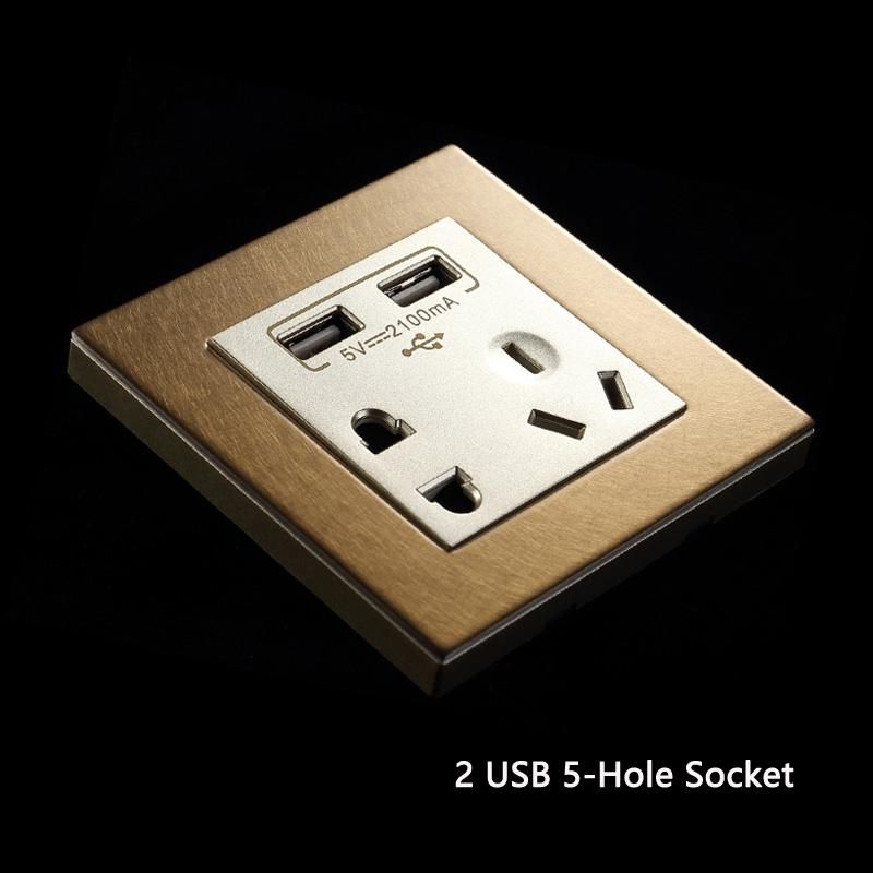 2 USB 5-Loch-Buchse
