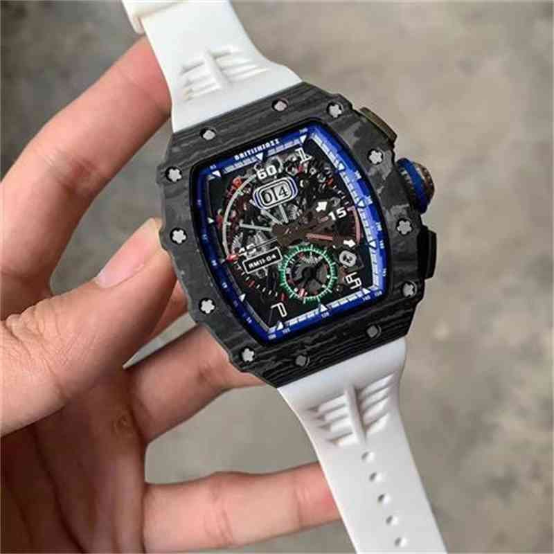 black shell white watch with the same
