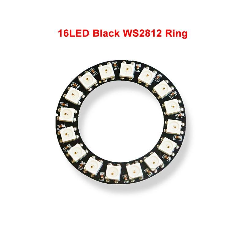 16LED schwarzer Ring