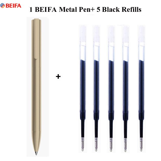 1 goldpen 5blk encre