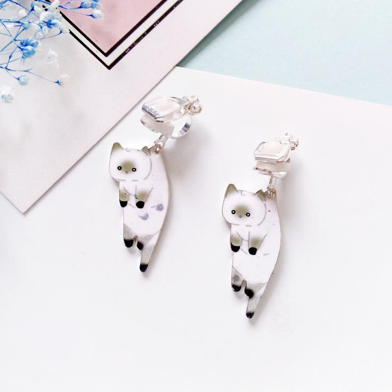 white ear clip