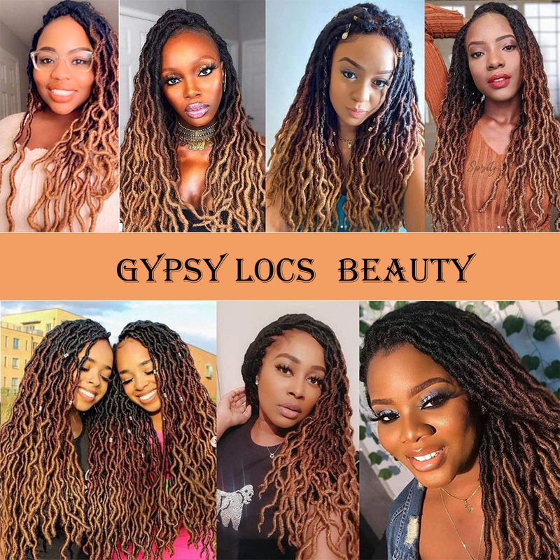 Ombre Green Blue Curly Crochet Hair Synthetic Braiding Extension Wavy Goddess Faux Locs 18 Inch Soft Ombre Green Blue Curly Crochet Hair Synthetic Braiding Extension Wavy Goddess Faux Locs 18 Inch Soft