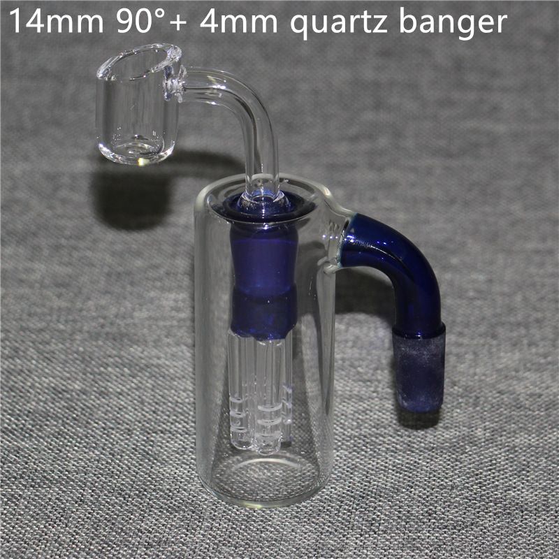 14mm 90° + 4mm quartz banger