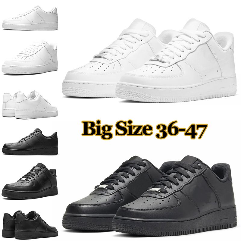 nike air force airforce 1 af1 hombres mujeres zapatos casuales blanco negro hombres entrenadores