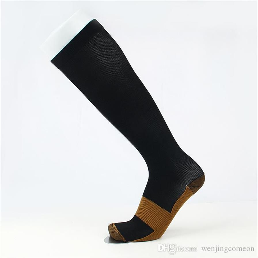 Copper Infused Compression Socks Women 20-30mmHg Graduated Men Women  Patchwork Long Socks S-XXL Factory Cheaper whole2863