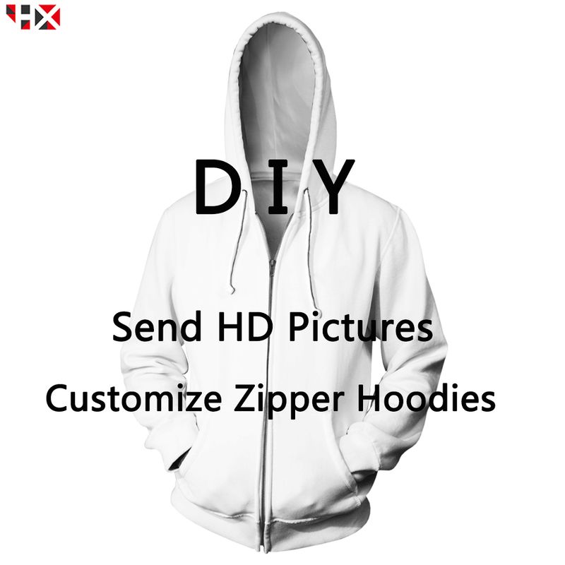 Hoodies com zíper DIY