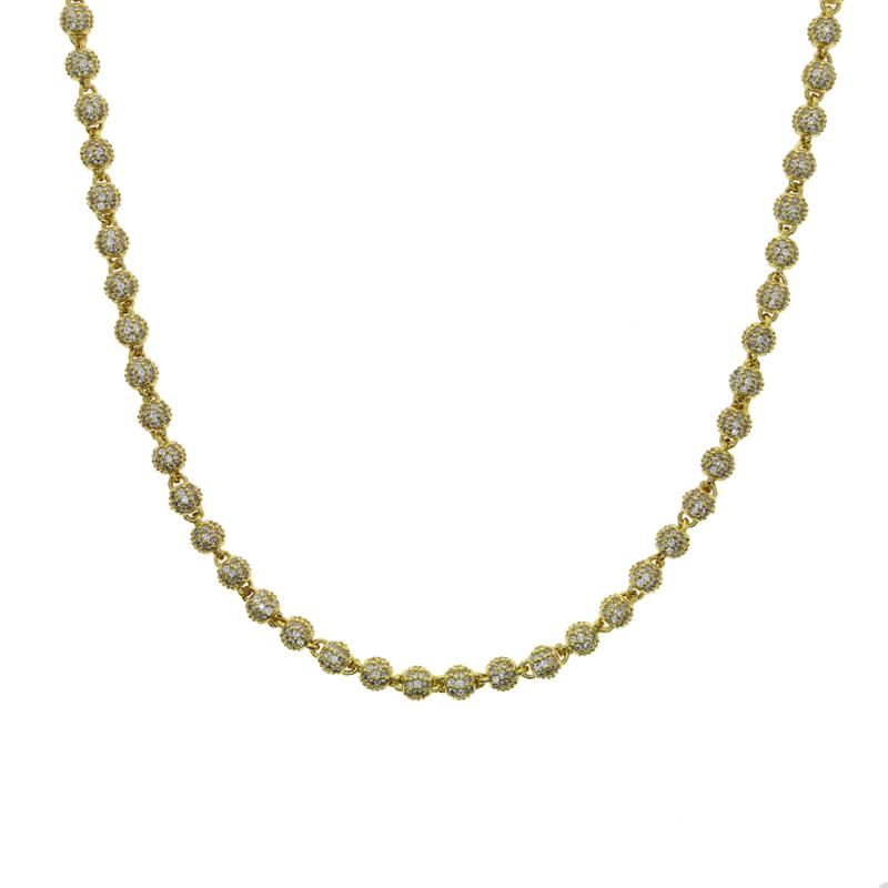 Gold-color 41 with 8cm necklace