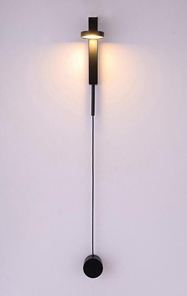 Nero caldo lampada da parete bianca (2700-3500K)