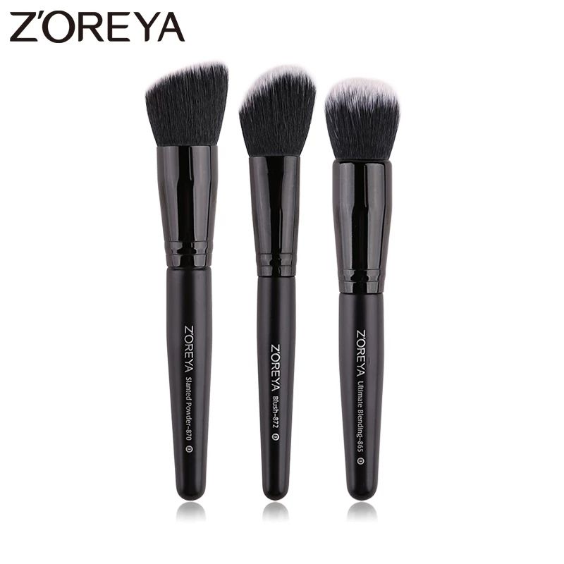 3pcs Black Brushes.