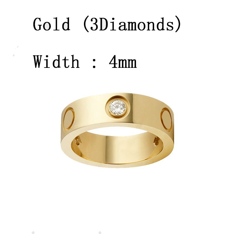 Gold#4mm#3 Diamonds