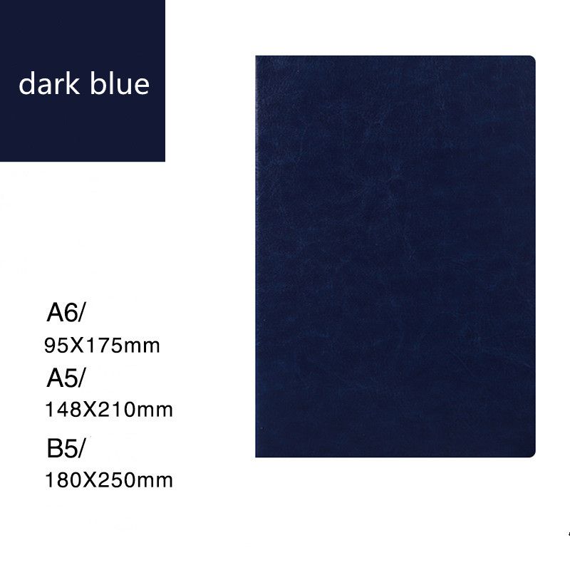 A6 95 * 175 mm bleu foncé