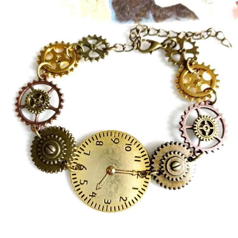 gold clock bracelet 20cm