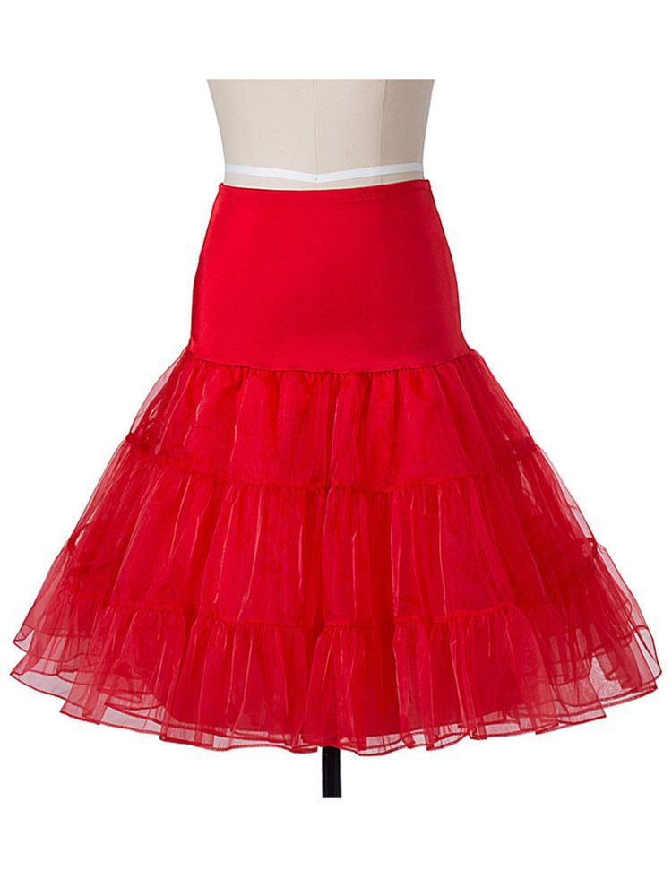 Pettiskirt vermelho