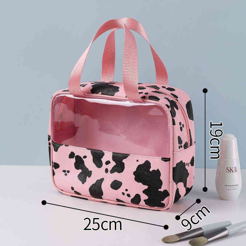 Two Handed Bag - Transparent Pink