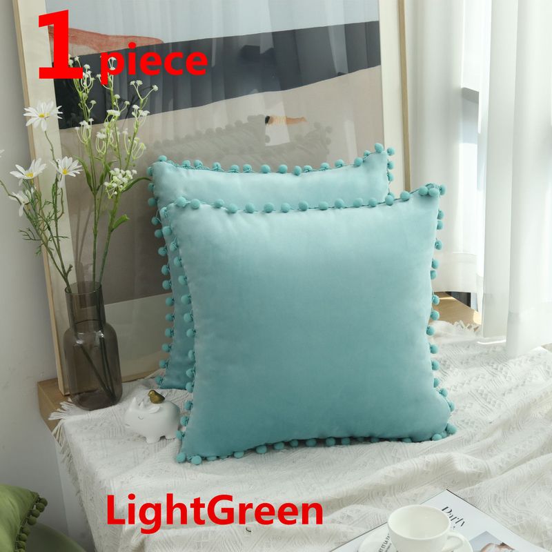 45x45cm Velvet-7242lightgreen