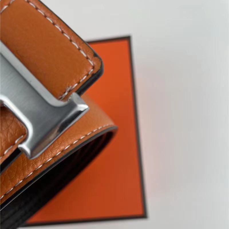 Orange Belt + Silver Buckle (med låda)