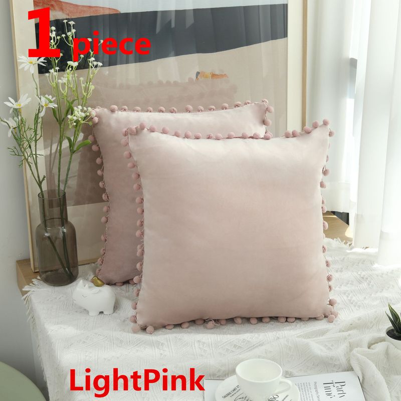 45x45cm Velvet-7244lightPink