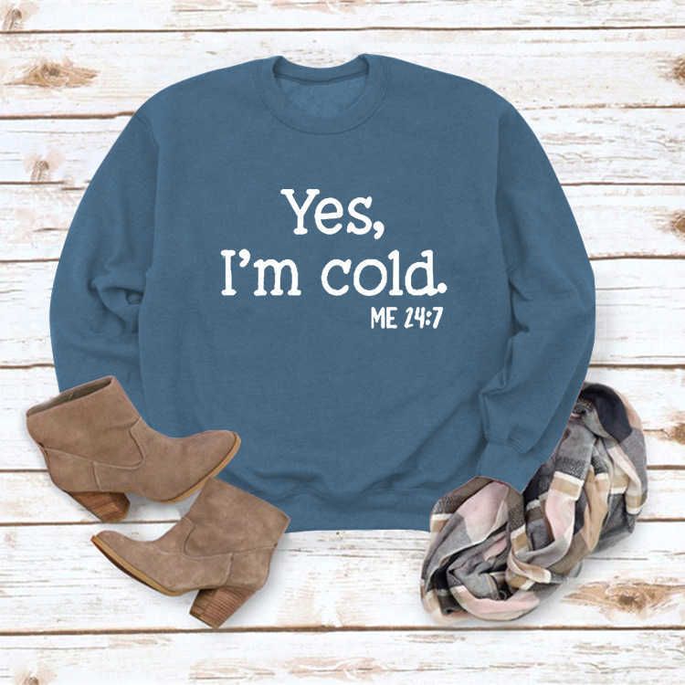Blue Sweater (white Font)