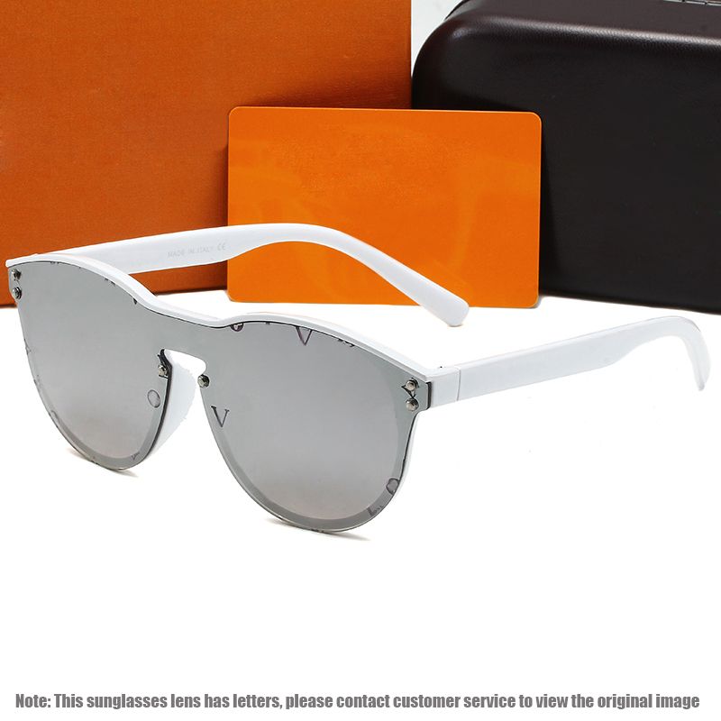 Neuer Stil klassische Siergraue Sonnenbrille Herren Designer Farbverlauf Damen Trendbrille Mode Pilot Randloser PC-Rahmen_voghion.com