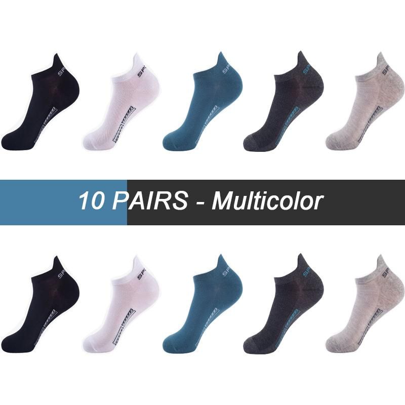 10 Paires Multicolore