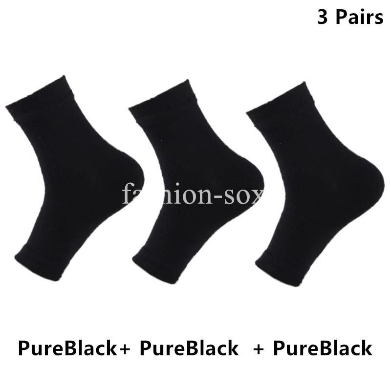 Pure Black 3 Pairs