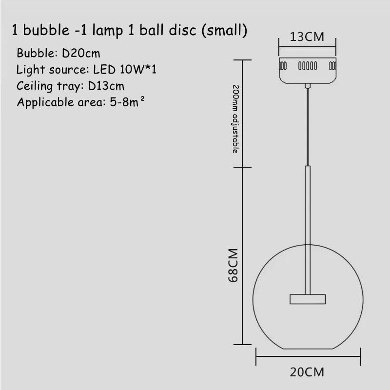 1 bubble small Cold White Clear