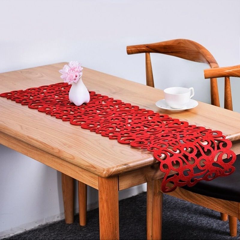 Runner-1pc de table rouge