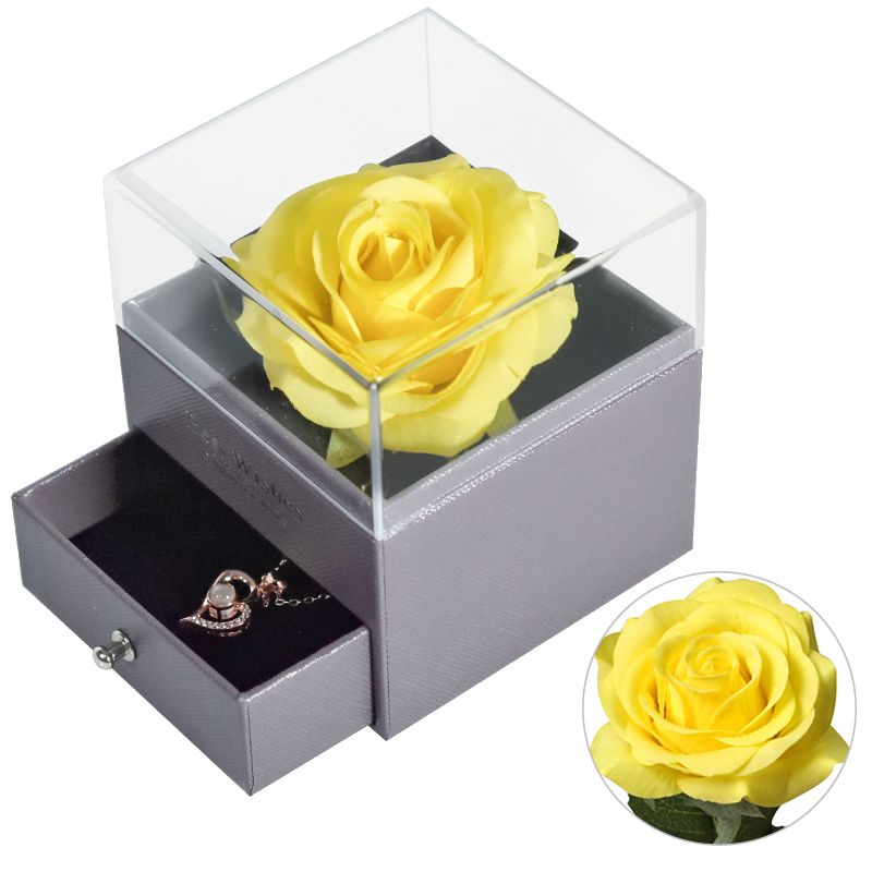 Yellow Silk Rose