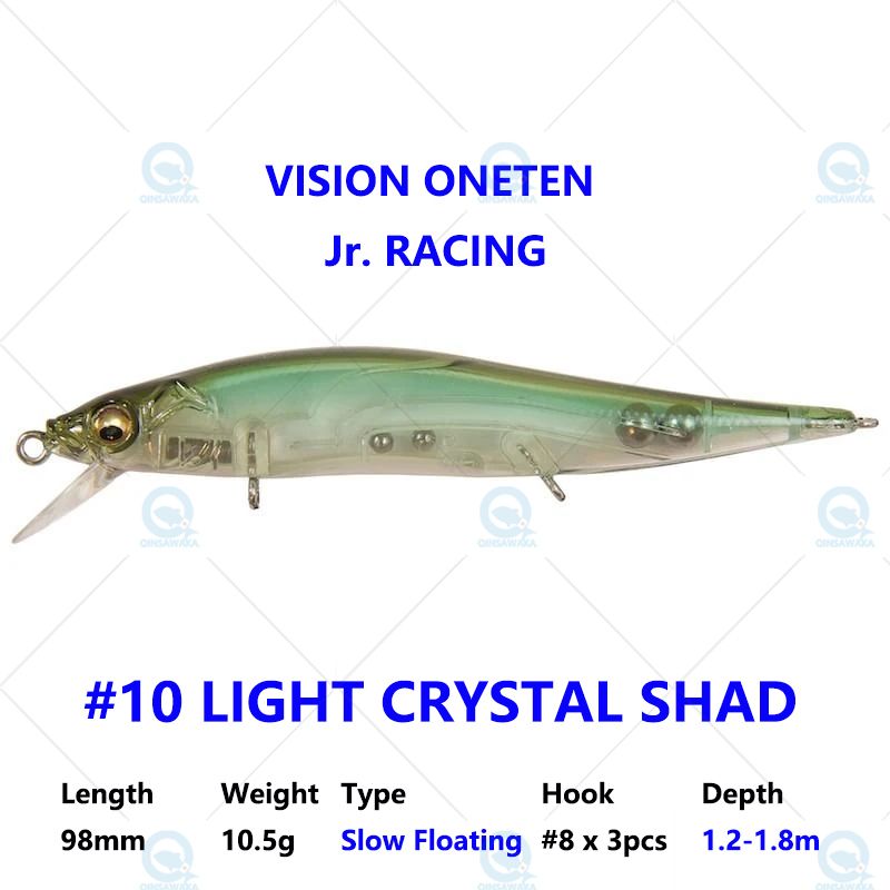 10 Lgt Crystal Shad-Oneten Jr