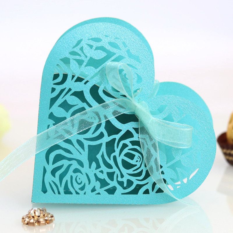 Blue Heart Rose-9x8x3cm