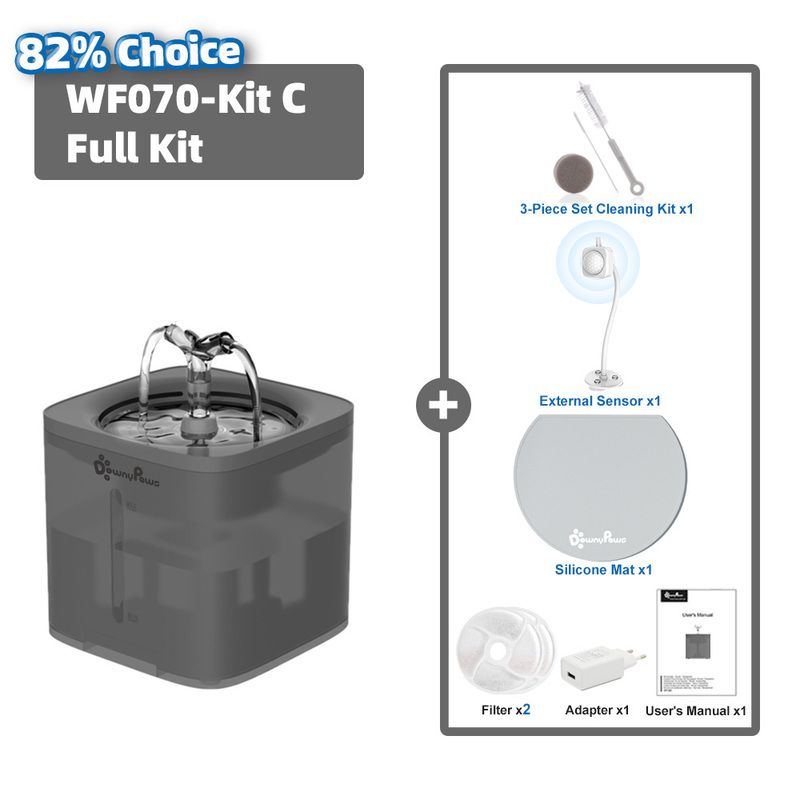 Kit C-Grey-adaptör-2L ile birlikte gelir