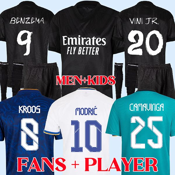 2022 BENZEMA 4th Soccer Jerseys 21 22 120th Football Shirt 
