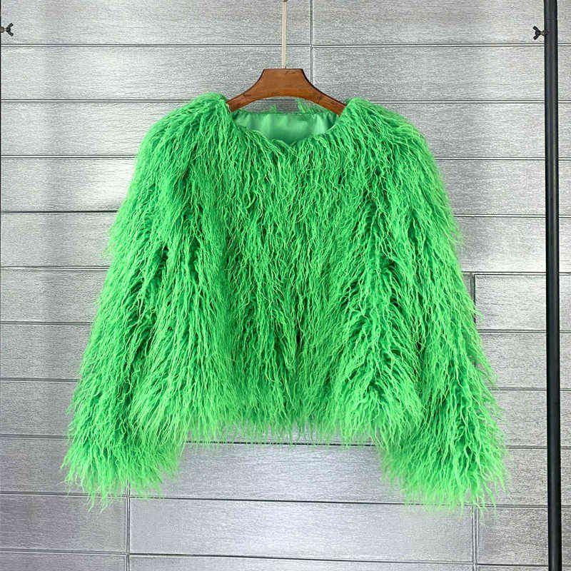 BV Green Fur Coat