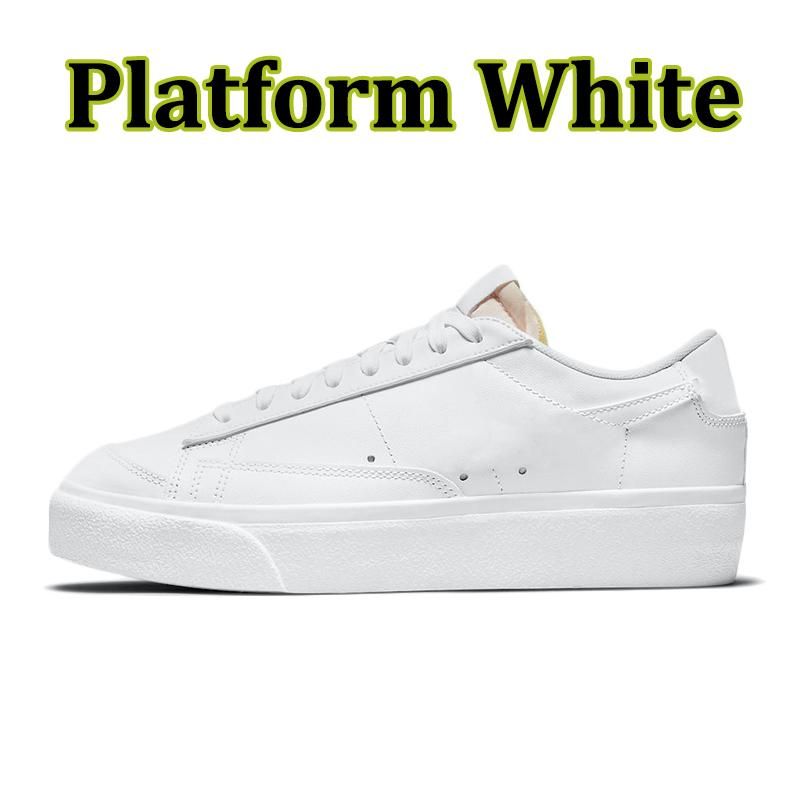 13 Vintage Platform White