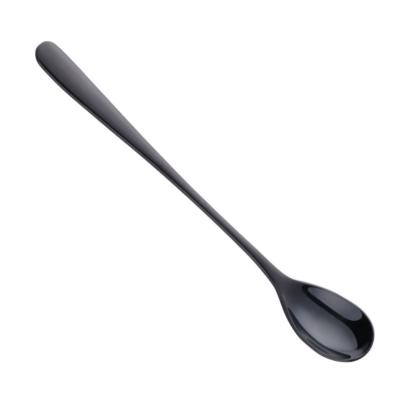 6 Black Spoons