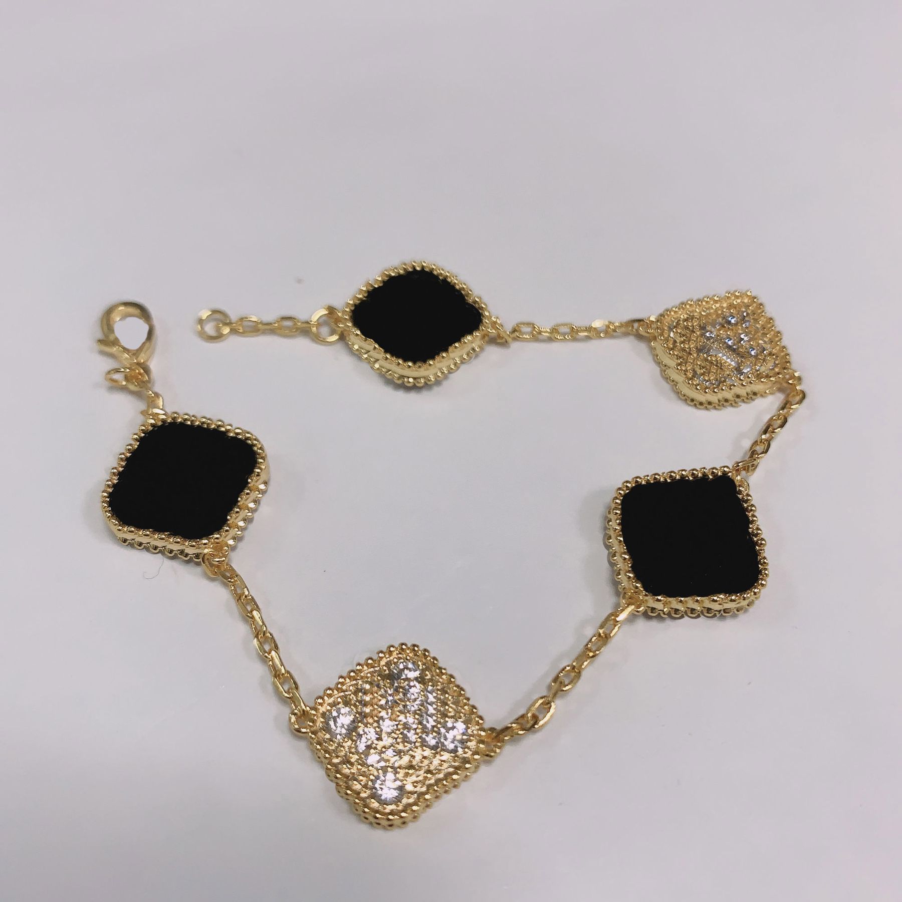 Gold + Black+Diamonds