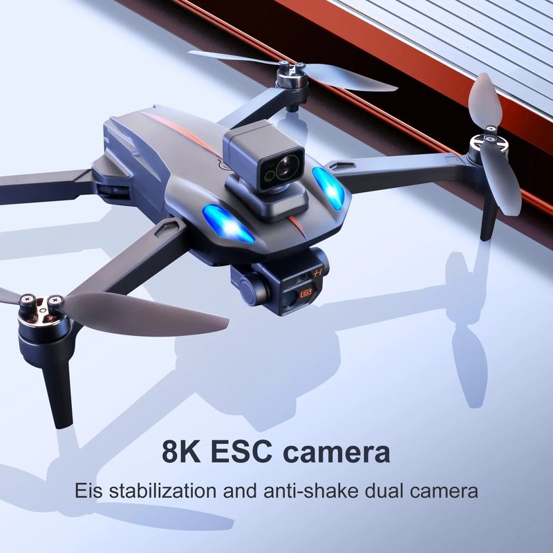 Drone GPS pliable Gps drone avec caméra 4k adulte, quadricoptère avec  moteur brushless, sac de transport, portée de contrôle à distance