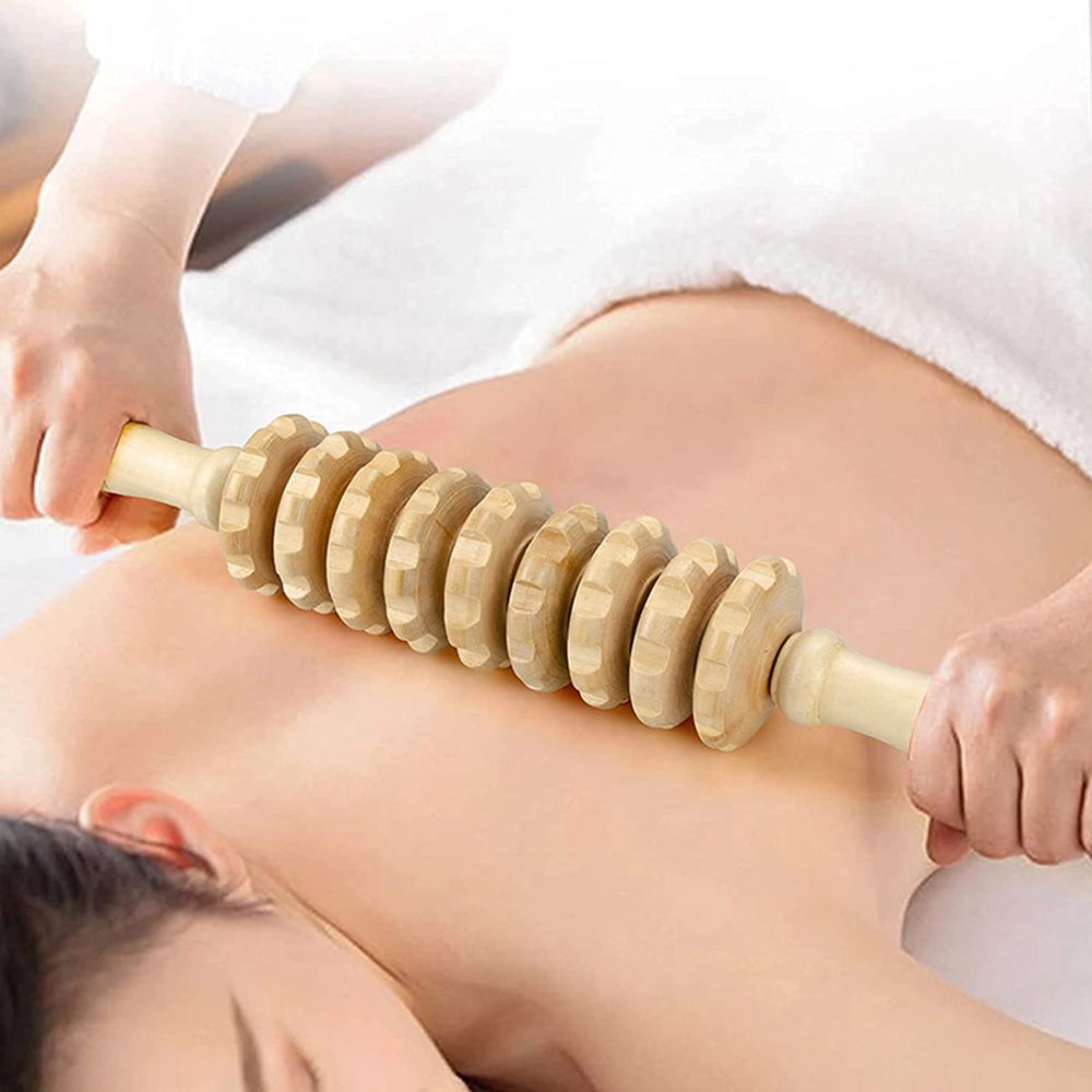 hier Oude tijden honderd Anti-celluliet houten body massage roller gua sha cup lymfed drainage board  houten therapie massagegereedschap spier