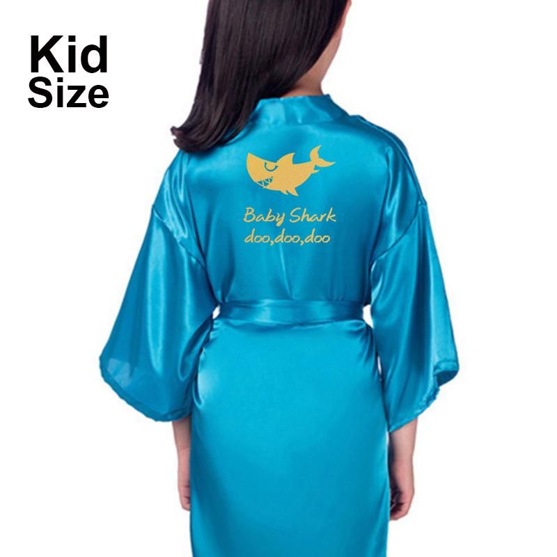 Kid- peacock blue