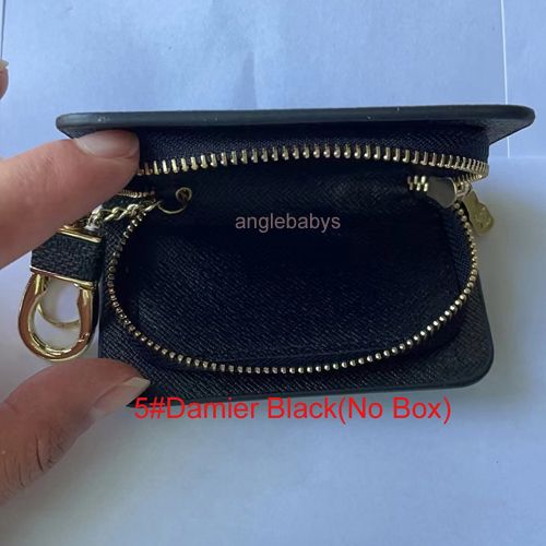 5#Damier Black Keychains bag(No Box)