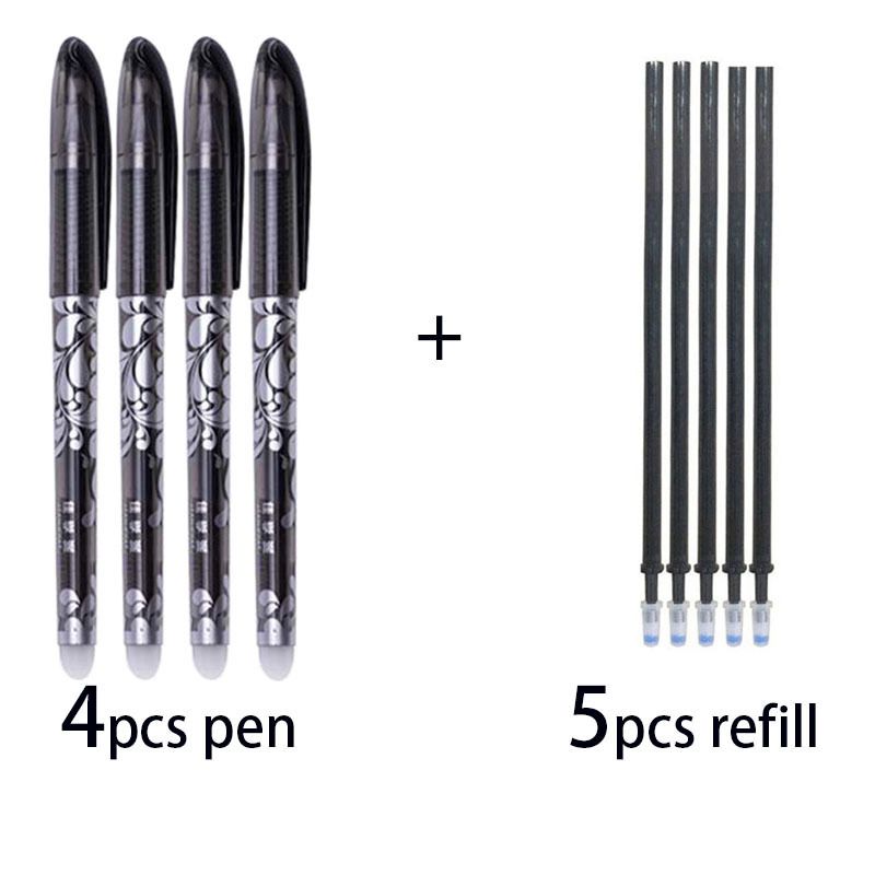 4 długopisy 5 wkładów B-0,5 mm końcówka igły
