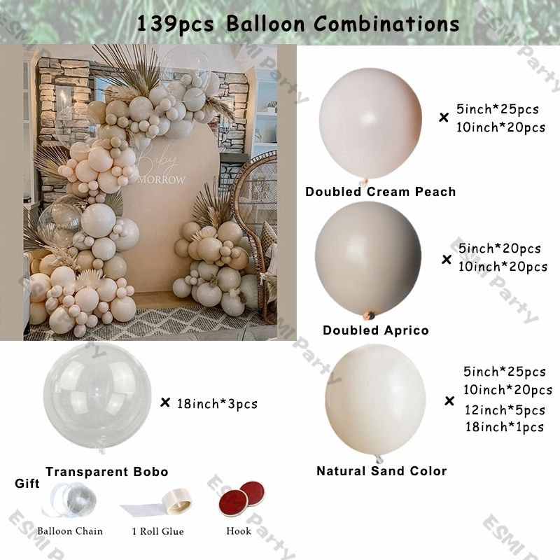 139PCS Balloonb-in