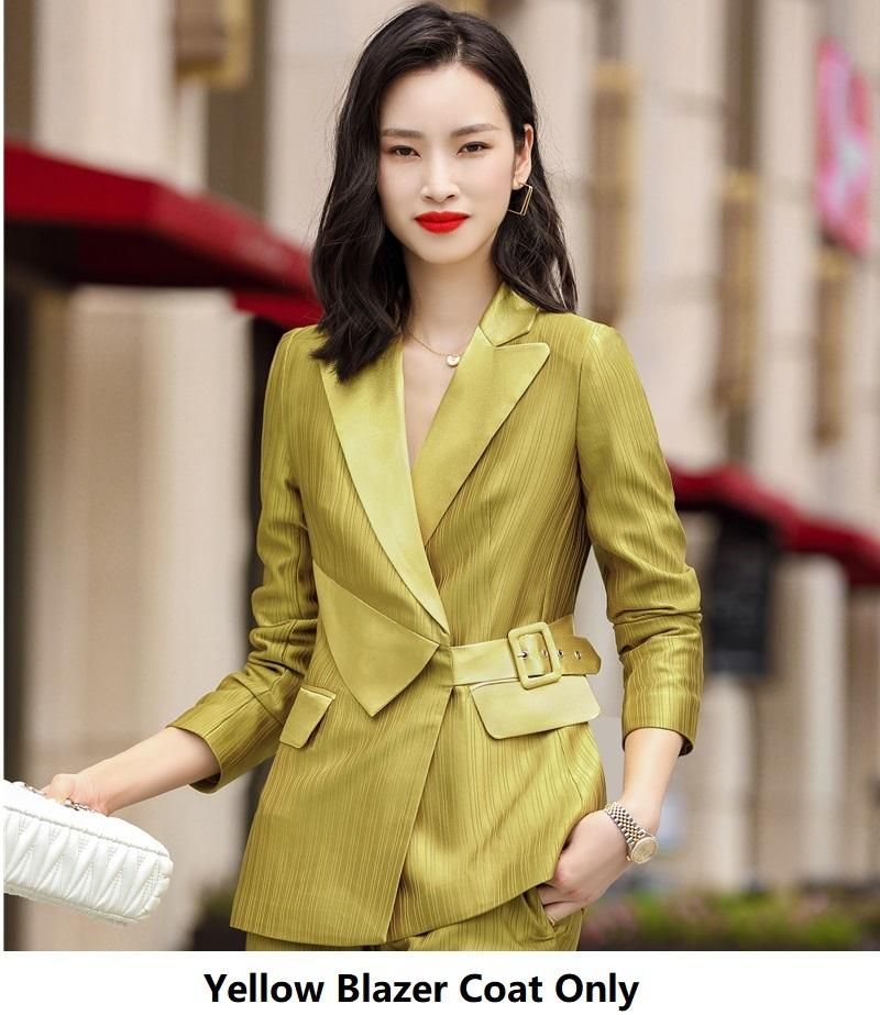 Yellow Blazer Coat