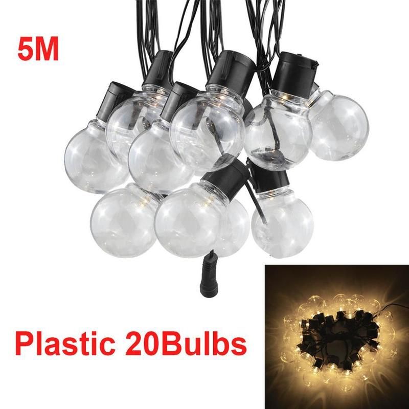 5m Clear Plastic-Us Plug 110v